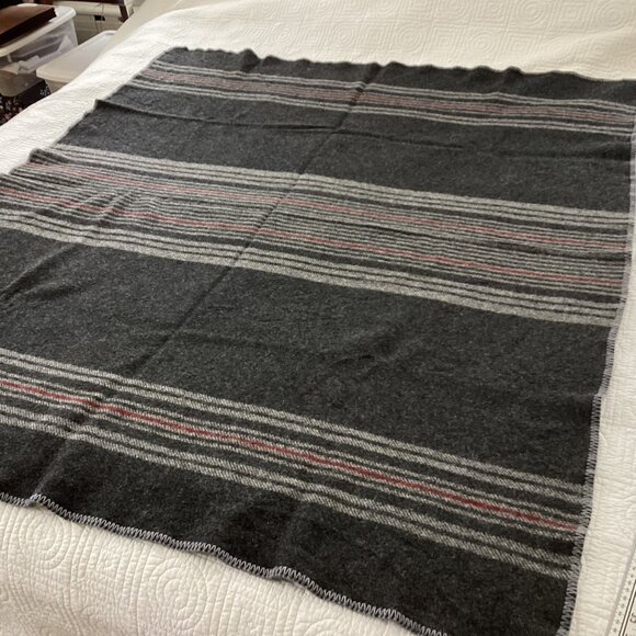 Pendleton Other - PENDLETON Eco-Wise Wool Throw Blanket  | Irving Charcoal 58x48 Washable